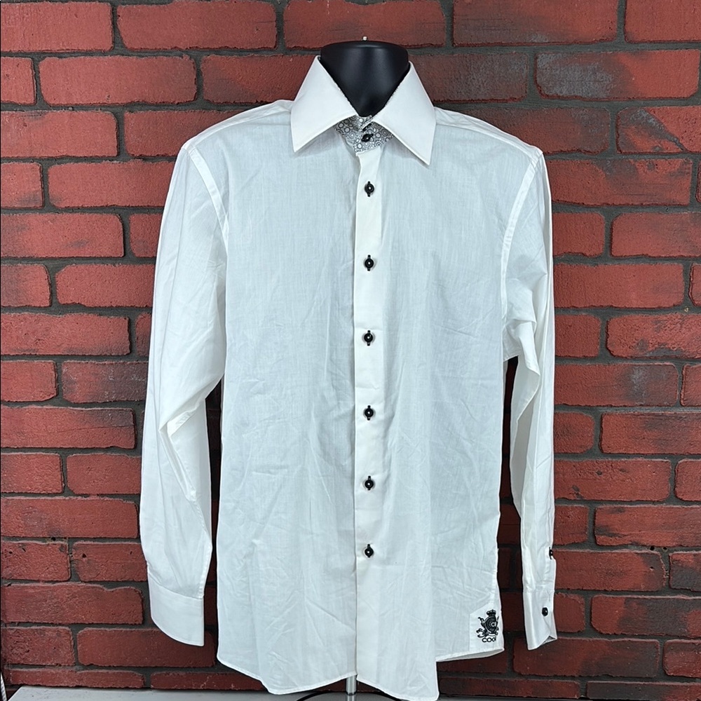 Coogi Shirt Mens Large‎ White